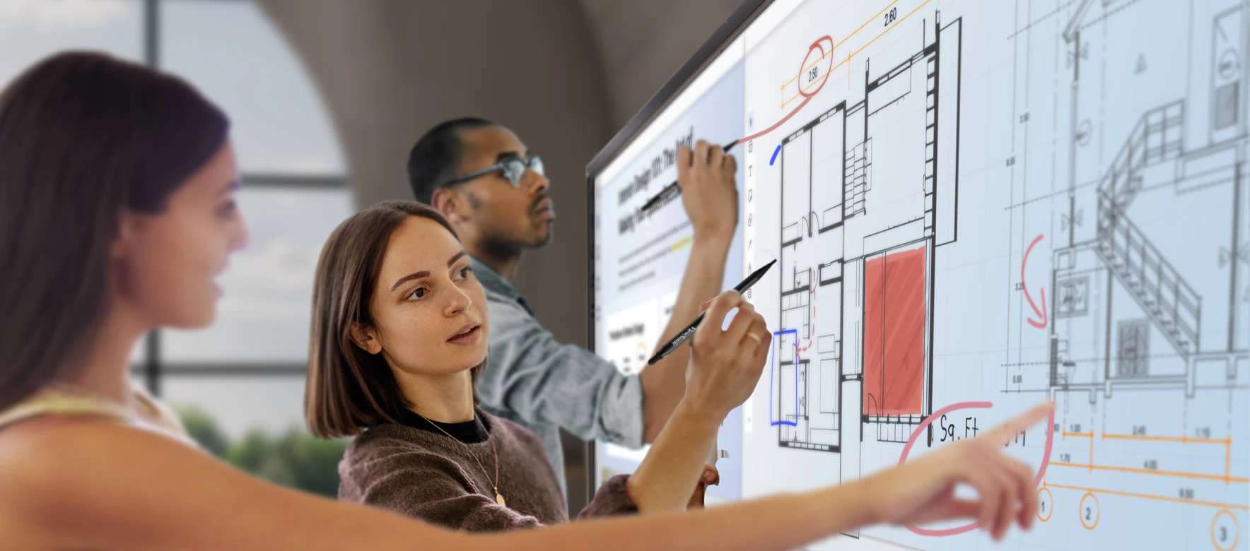 ViewSonic ViewBoard IFP92UW - Màn hình tương tác siêu rộng 92 inch chuẩn 5K